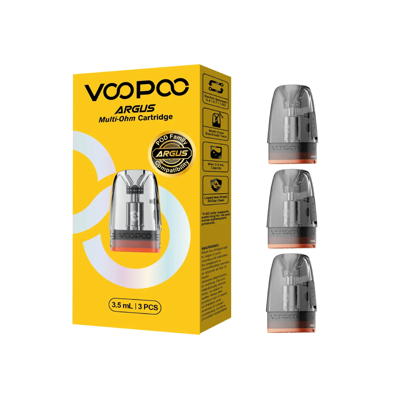Voopoo Argus Multi Ohms Replacement Pod