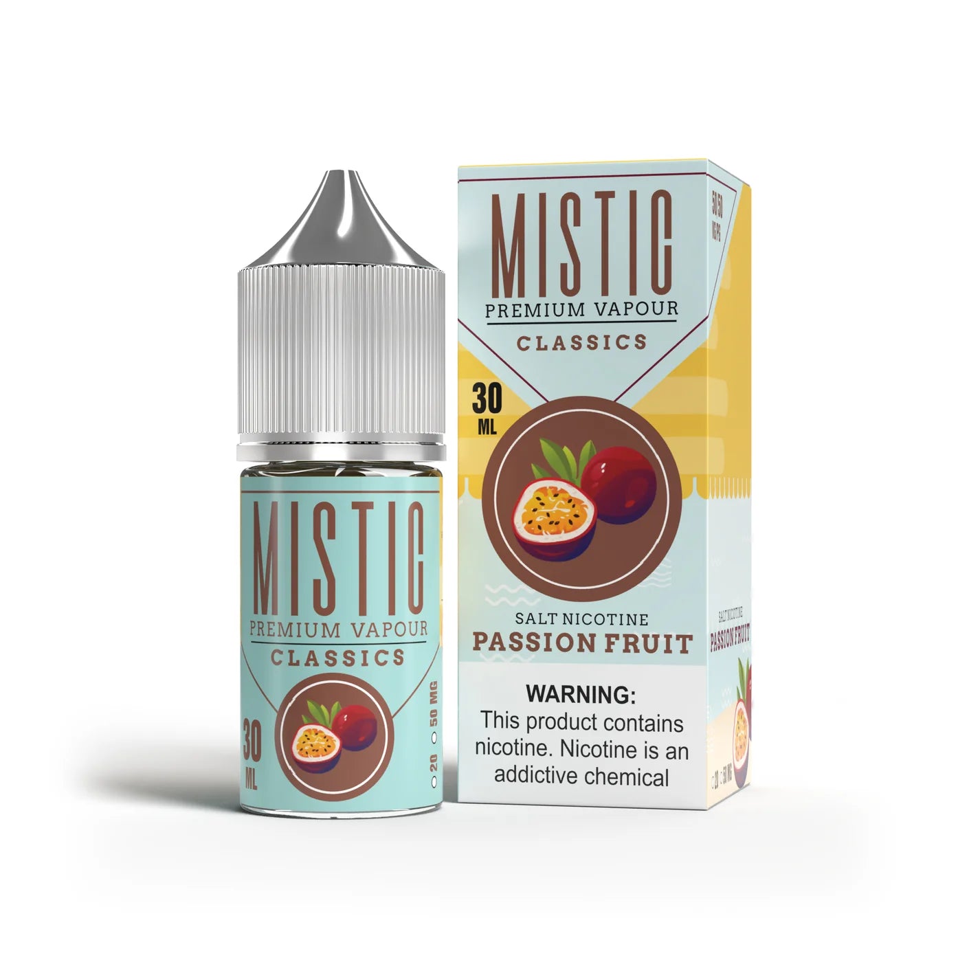 Mistic Premium Vapour Passion Fruit Nic Salt 30ml