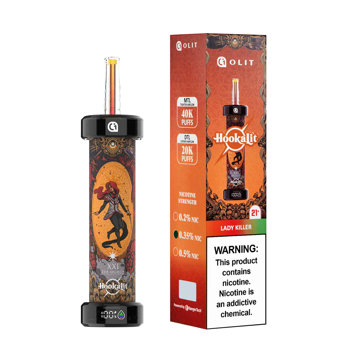 Olit Hookalit 40k Puffs Disposable Nicotine 3.5mg/ml