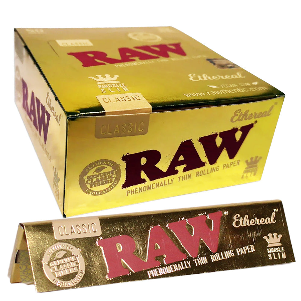 Raw Classic Ethereal Gold King Size Rolling Papers