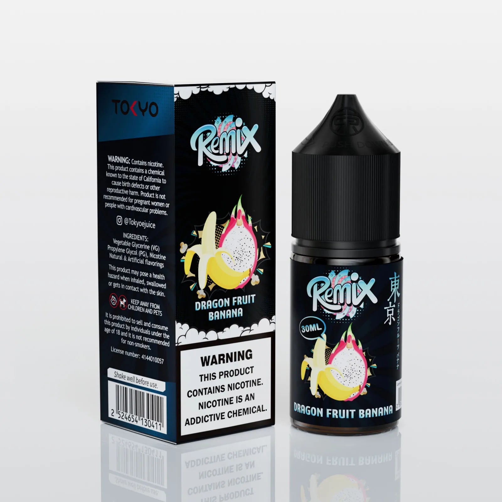 Tokyo Remix Series Dragon Fruit Banana 30ml Tobacco House Tokyo Remix Series Dragon Fruit Banana 30ml Tobacco House