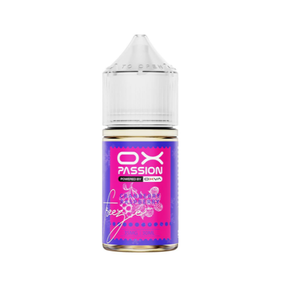 Ox Passion Freeze Cranberry Raspberry 30ml By Oxva