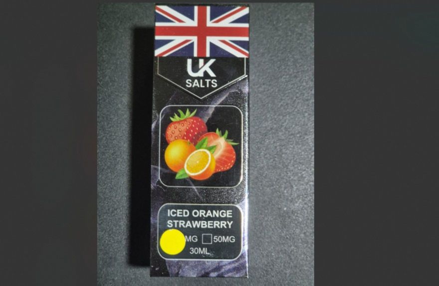 UK Salts Iced Orange Strawberry 30ml