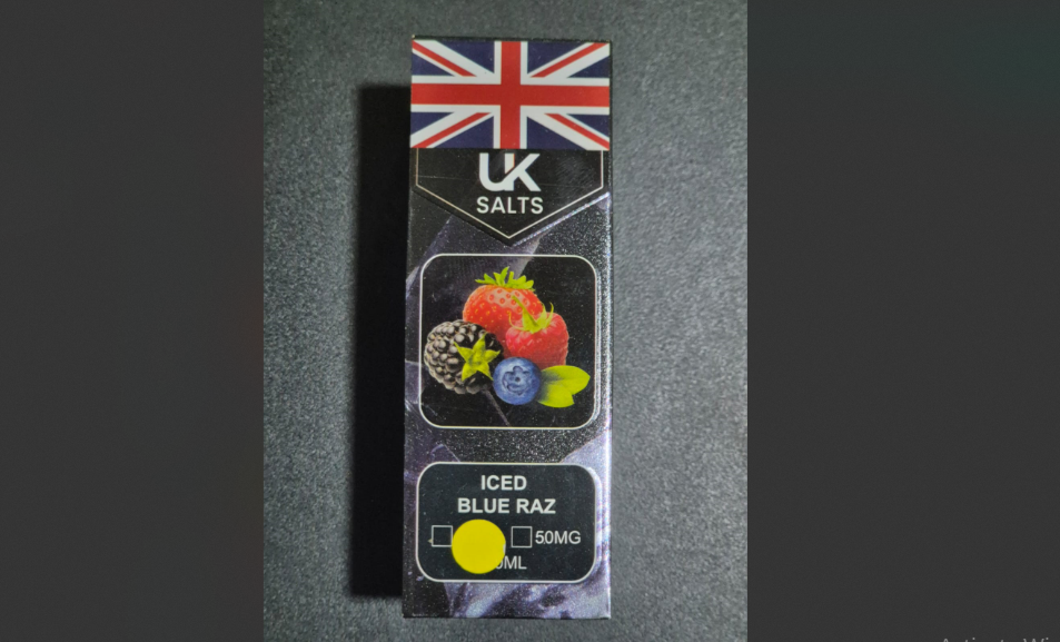 UK Salts Iced Blue Razz 30ml