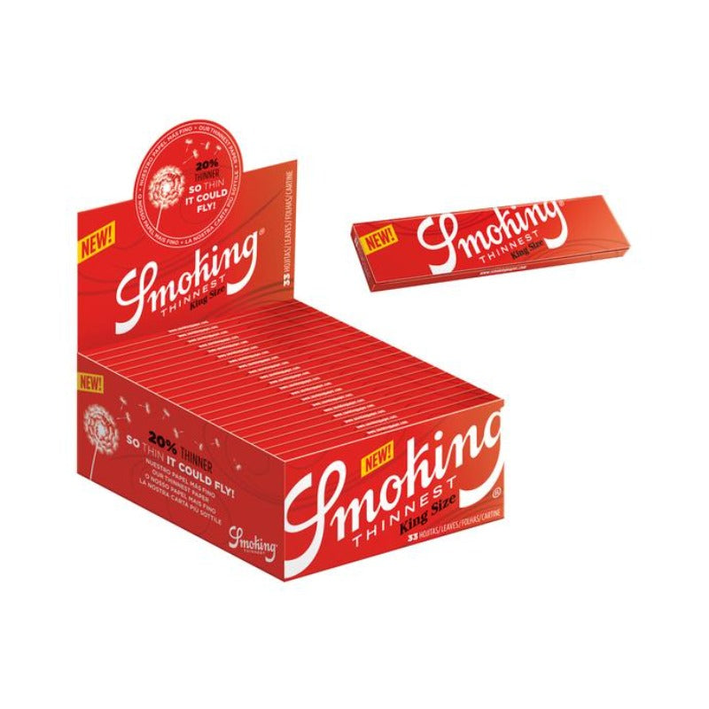 Smoking red king size thinnest Rolling Papers