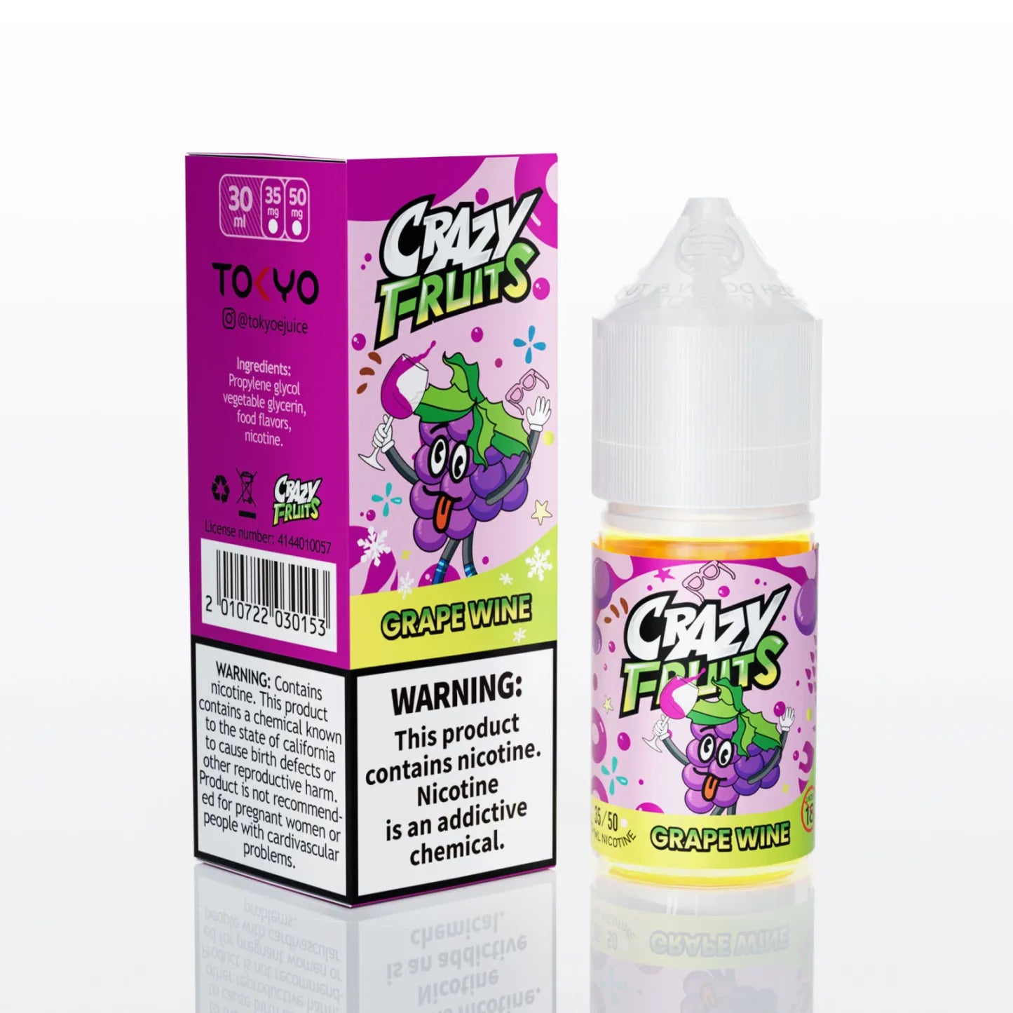 Tokyo Crazy Fruits Grape Wine 30ml