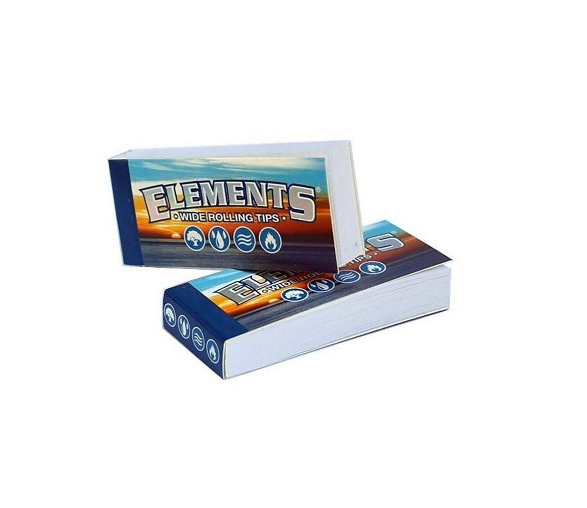 Elements Blue Wide Rolling Tips