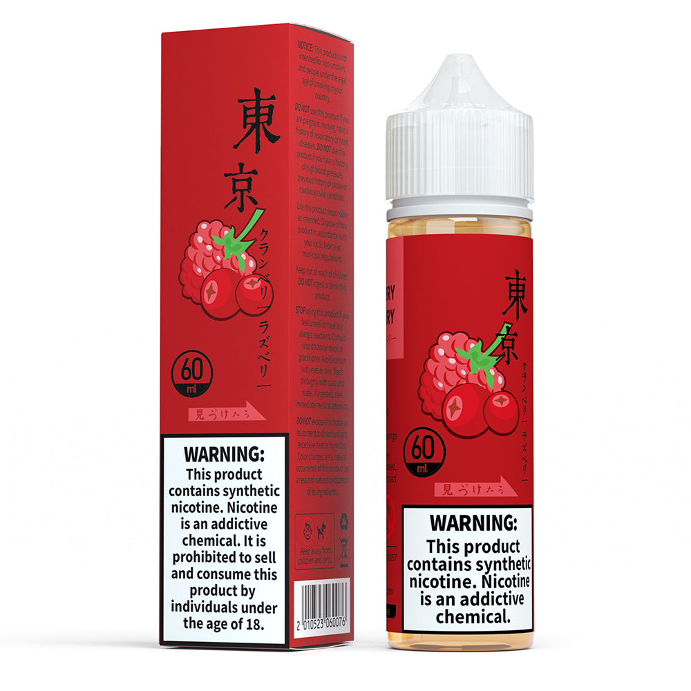 Tokyo Cranberry Raspberry Iced 60ml Tobacco House Tokyo Cranberry Raspberry Iced 60ml Tobacco House