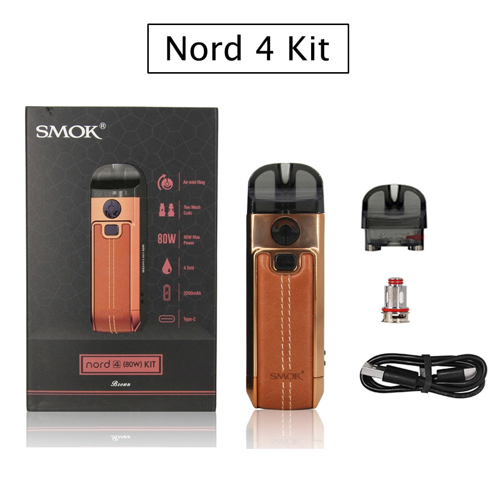 SMOK NORD 4 (LEATHER SERIES) Kit Tobacco House SMOK NORD 4 (LEATHER SERIES) Kit Tobacco House