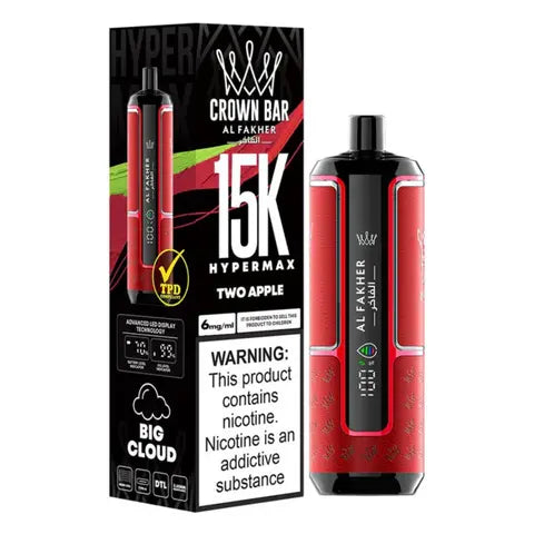 Al Fakher Crown Bar Hypermax 15K Puff Disposable