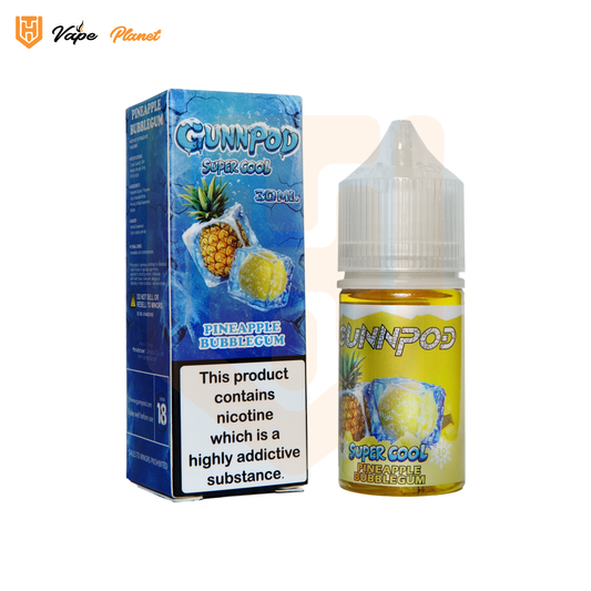 Gunnpod Super Cool Pineapple Bubble Gum 30ml