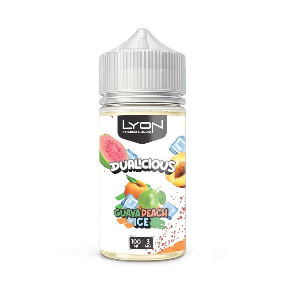 LYON Dualicious Guava Peach Ice 100ml