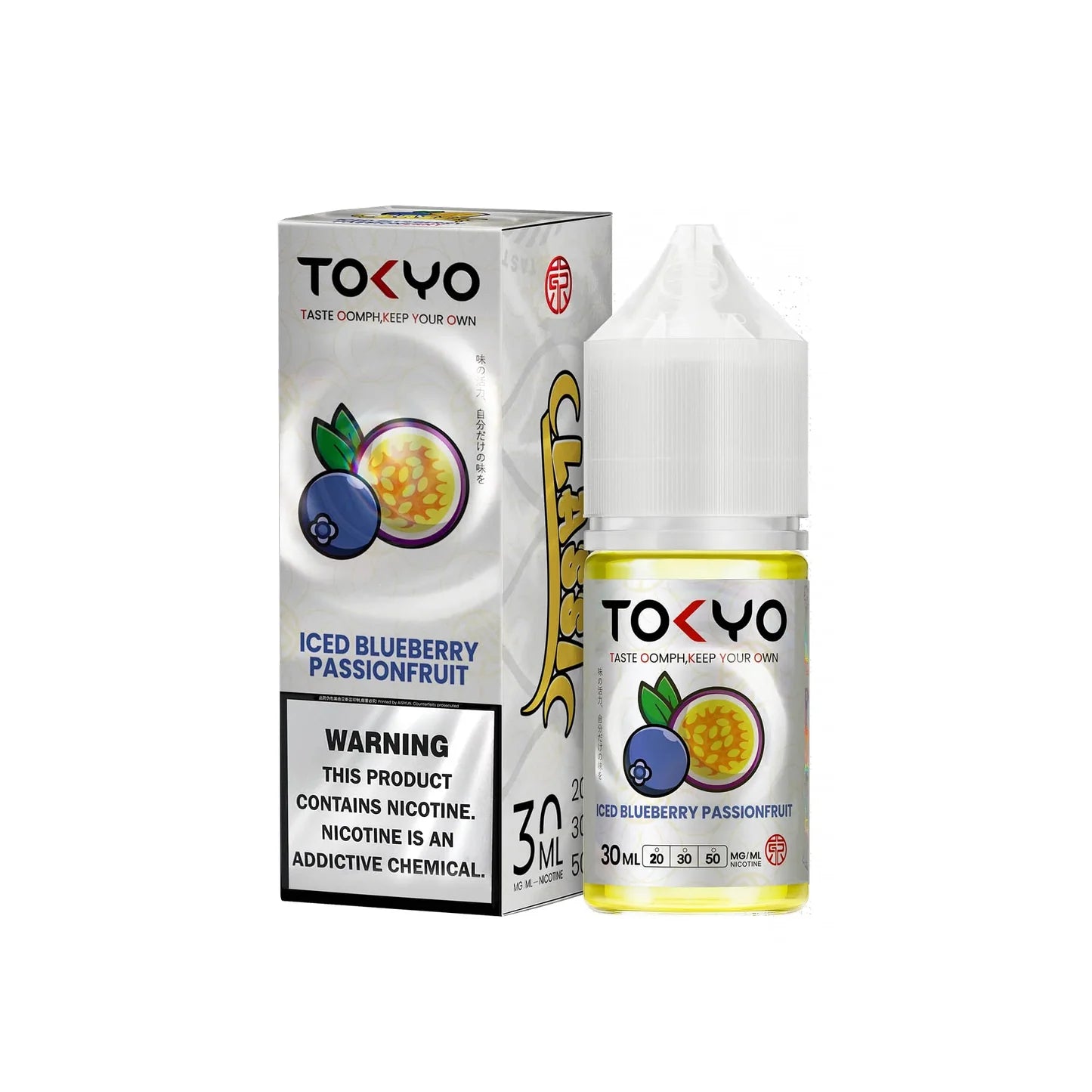 Tokyo Classic Iced Blueberry passion Fruit  30ml