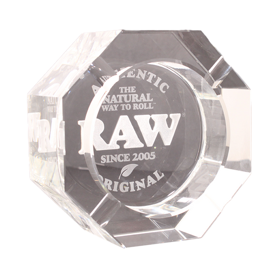 Raw Lead Free Crystal Glass Ashtray