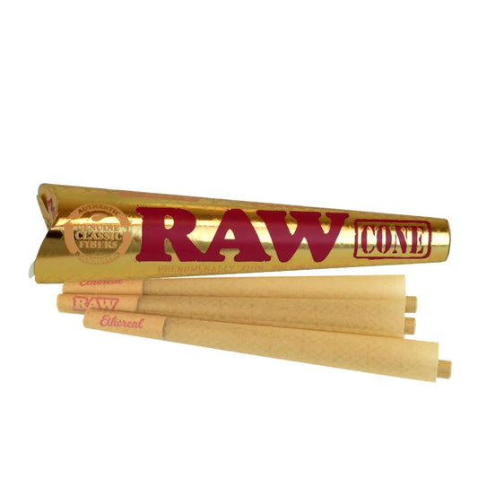 RAW Ethereal Pre Rolled King Size Cone Pack Of 3 Pcs
