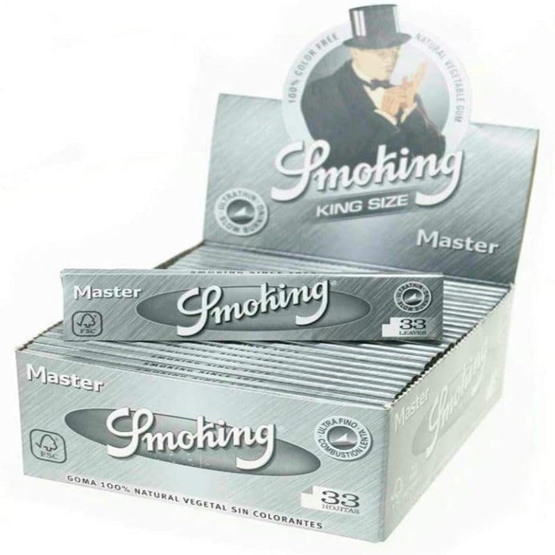 Smoking Silver king size master Rolling Papers