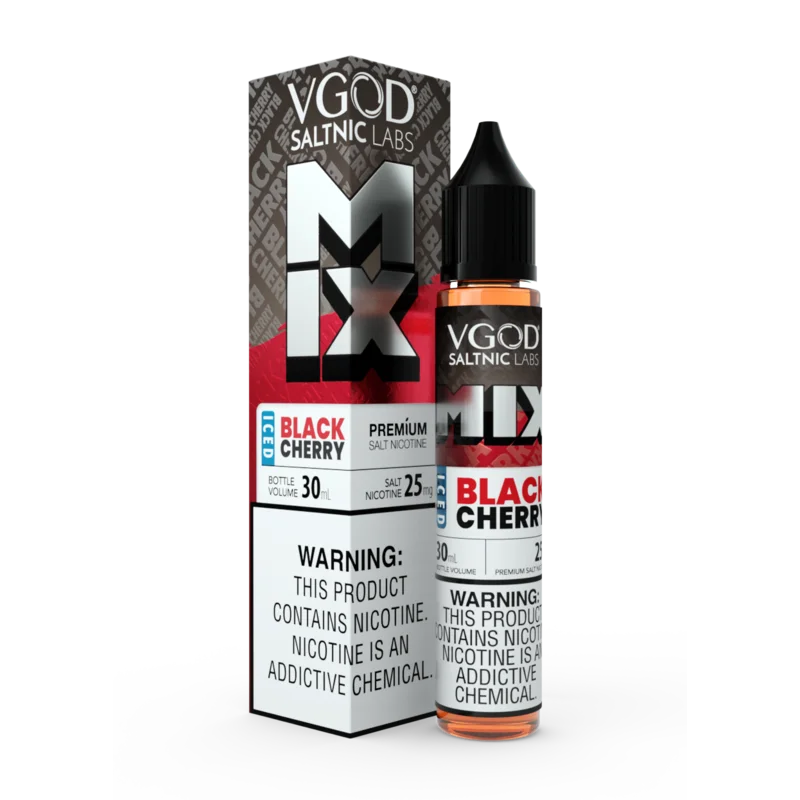Vgod Salt Nic Mix Iced Black Cherry 30ml