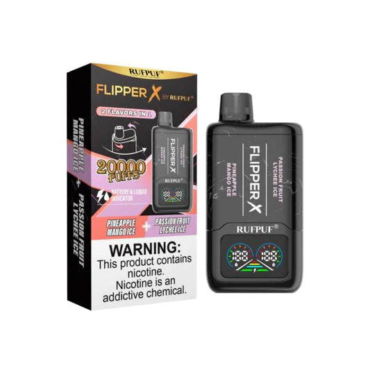 Flipper X By RufPuf 2 Flavors In 1, 20K Puffs