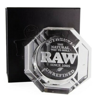 Raw Lead Free Crystal Glass Ashtray