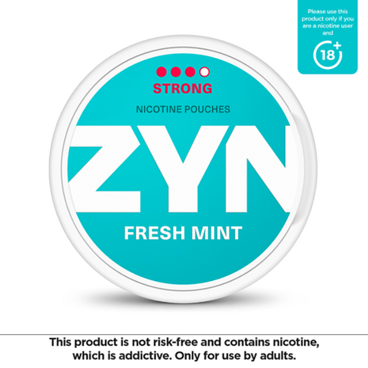 ZYN Nicotine Pouches Fresh Mint Pack of 5